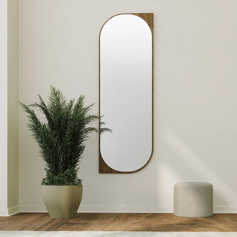 Oglinda Livi nuc, stil modern, rama MDF rezistenta [4]