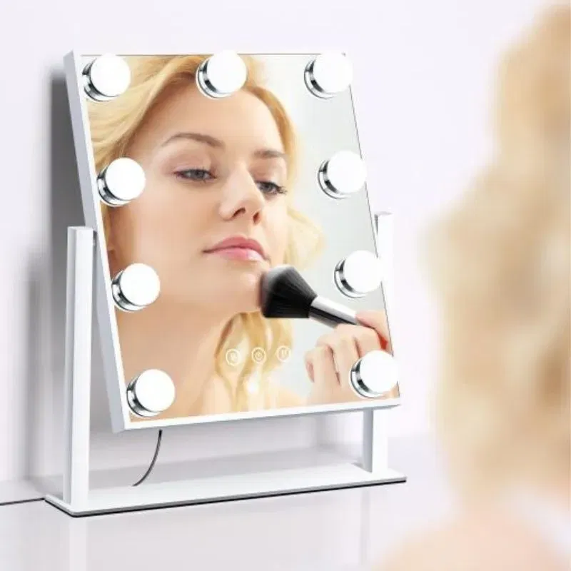 Oglinda machiaj cu Smart Touch si 9 becuri Vanity [3]
