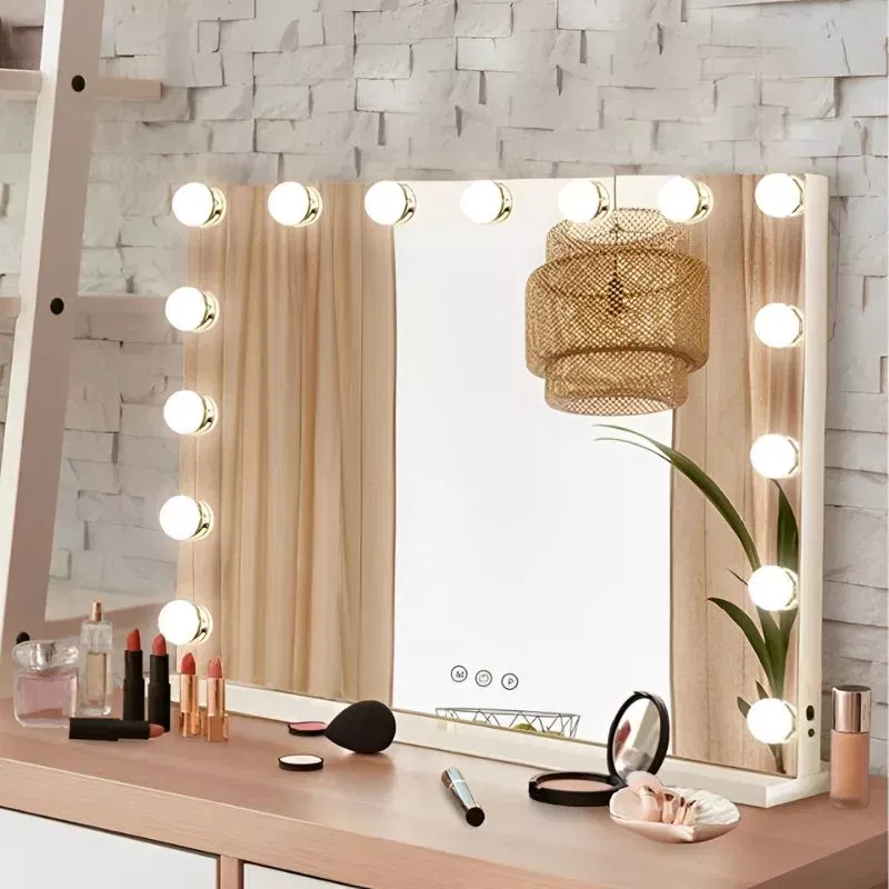 Oglinda machiaj profesionala Hollywood Star cu 14 becuri [2]