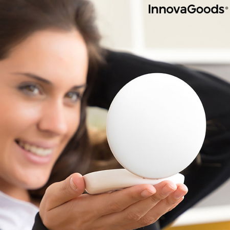 Oglinda machiaj cu becuri led si baterie externa smartphone [1]