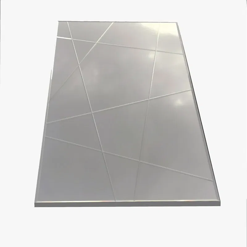 Oglinda mare cu rama argintie, stil modern, pentru perete sau podea [5]