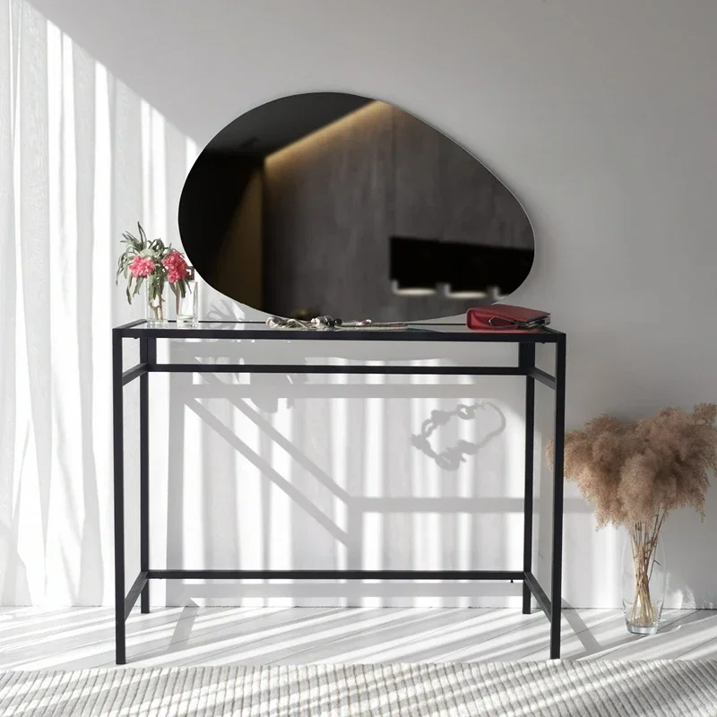 Oglinda Porto 76x50 rama alba, forma clasica, stil versatil [3]