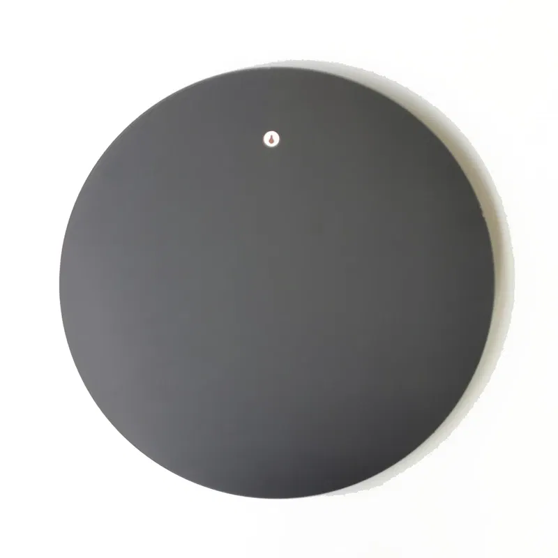 Oglinda rotunda decorativa cu rama neagra, stil modern, rama subtire [4]