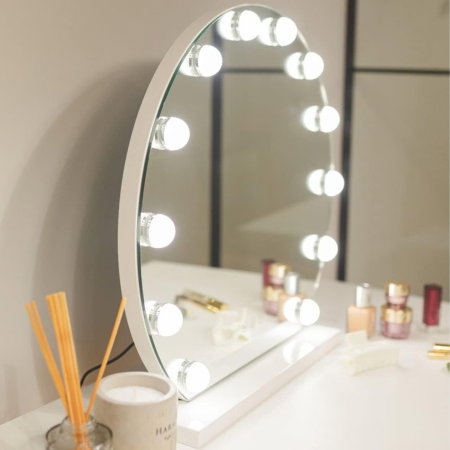 Oglinda Sphere cu 12 becuri LED [14]