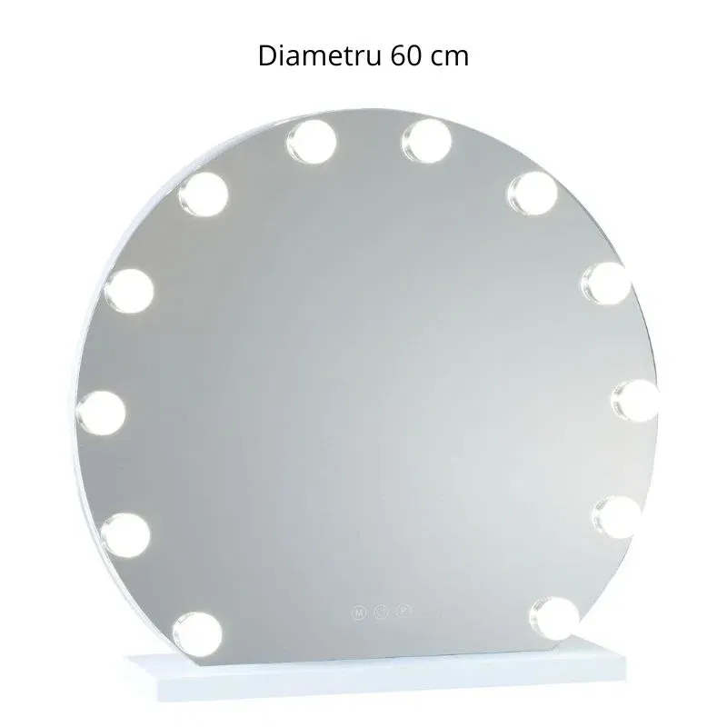 Oglinda Sphere cu 12 becuri LED [5]