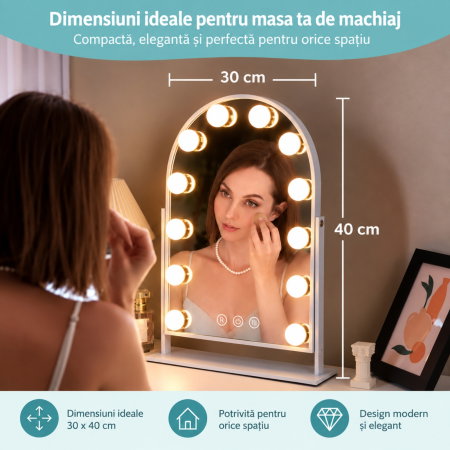 Oglinda Starshine LED cu touch [1]
