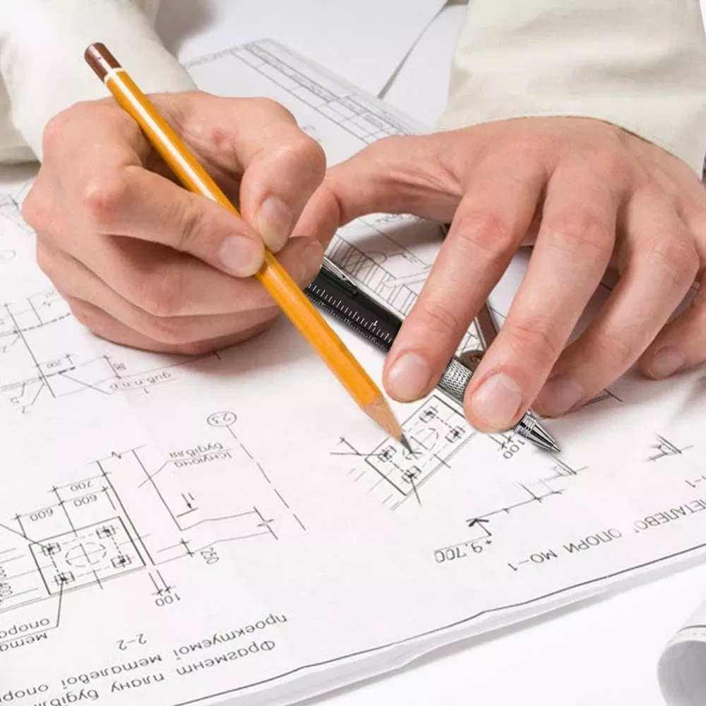 Pix multifunctional 6 in 1, surubelnita plata, rigla, capat touchscreen, nivela cu bula [5]