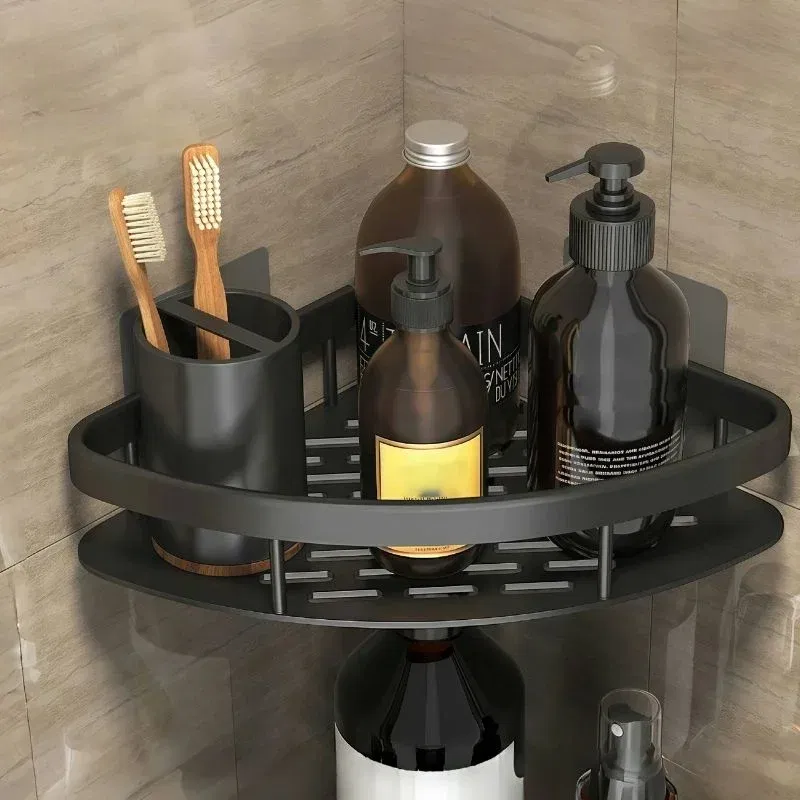 Cele mai noi - Organizator baie colt cu prindere perete