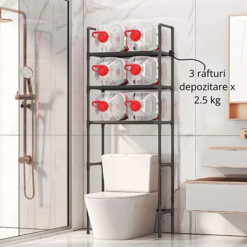 Organizator baie vertical cu 3 rafturi [4]