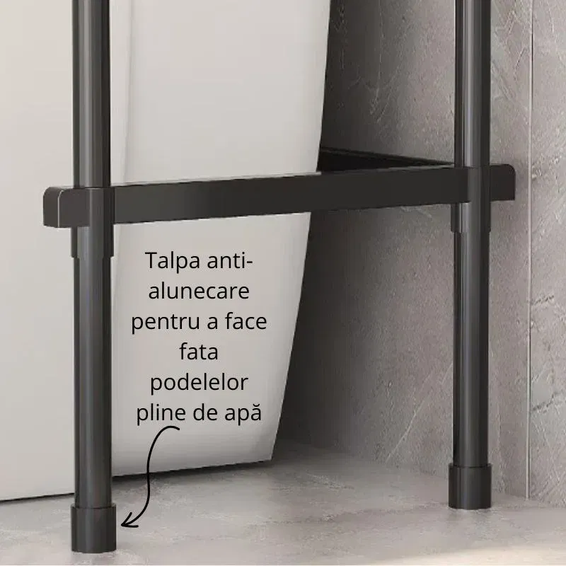 Organizator baie vertical cu 3 rafturi [6]