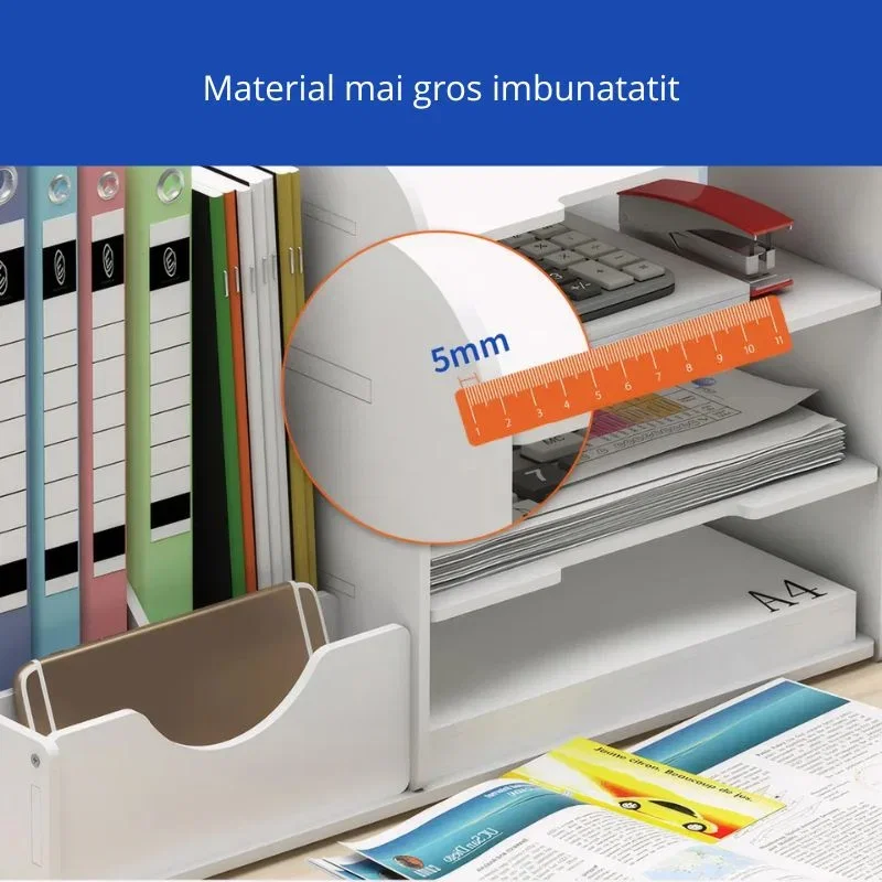 Organizator birou cu rafturi si suport carti [6]