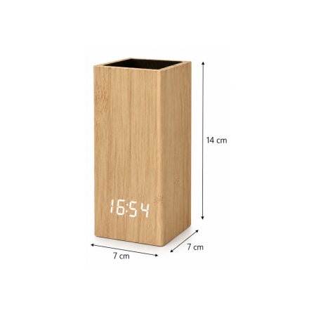 Organizator de Birou cu Ceas Digital LED [9]