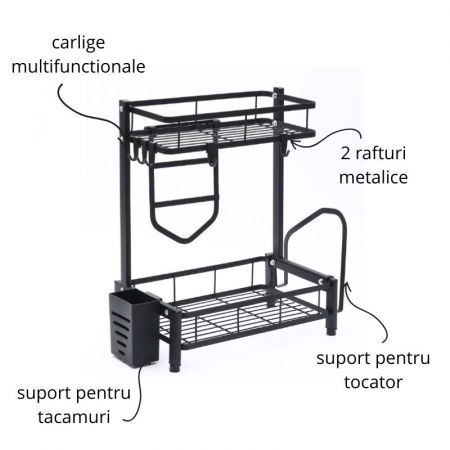 Organizator de condimente cu 2 niveluri [6]