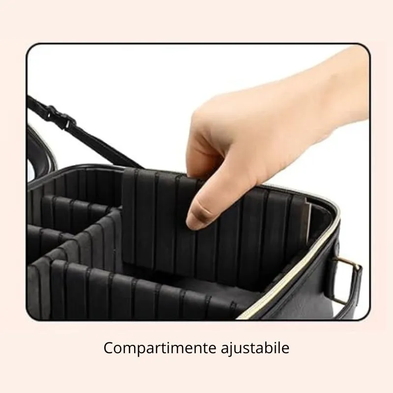 Organizator de cosmetice cu oglinda LED [6]