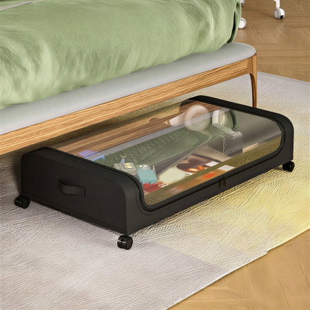 Organizator de haine cu roti pentru depozitare sub pat [2]