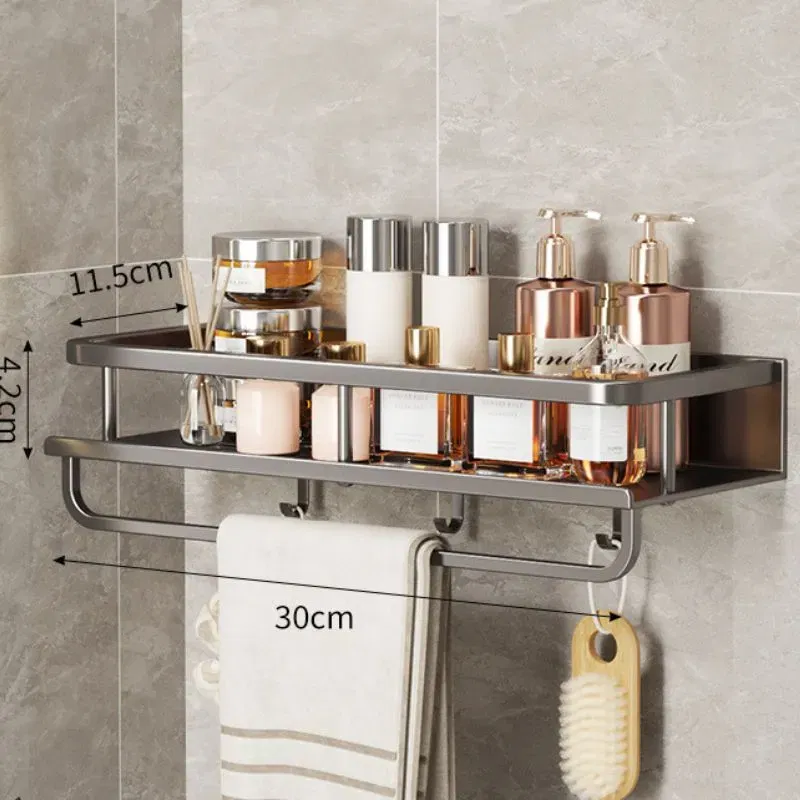 Organizator de perete cu suport prosop 30 cm [1]