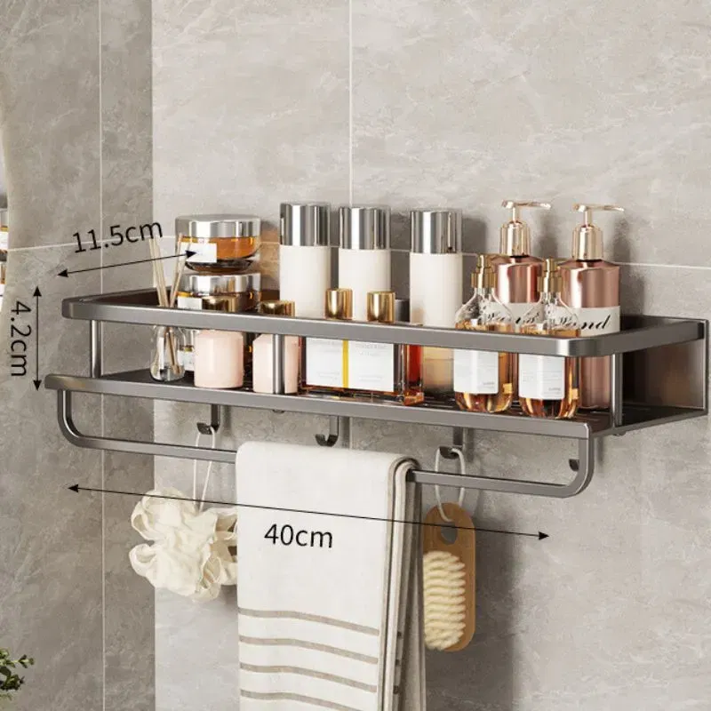 Organizator de perete cu suport prosop 40 cm [1]