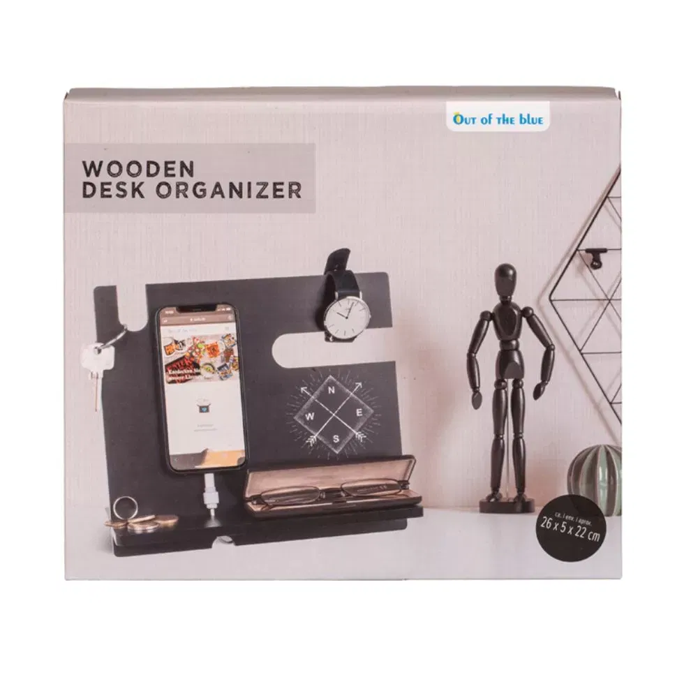 Organizator ergonomic de birou WoodOrg [6]