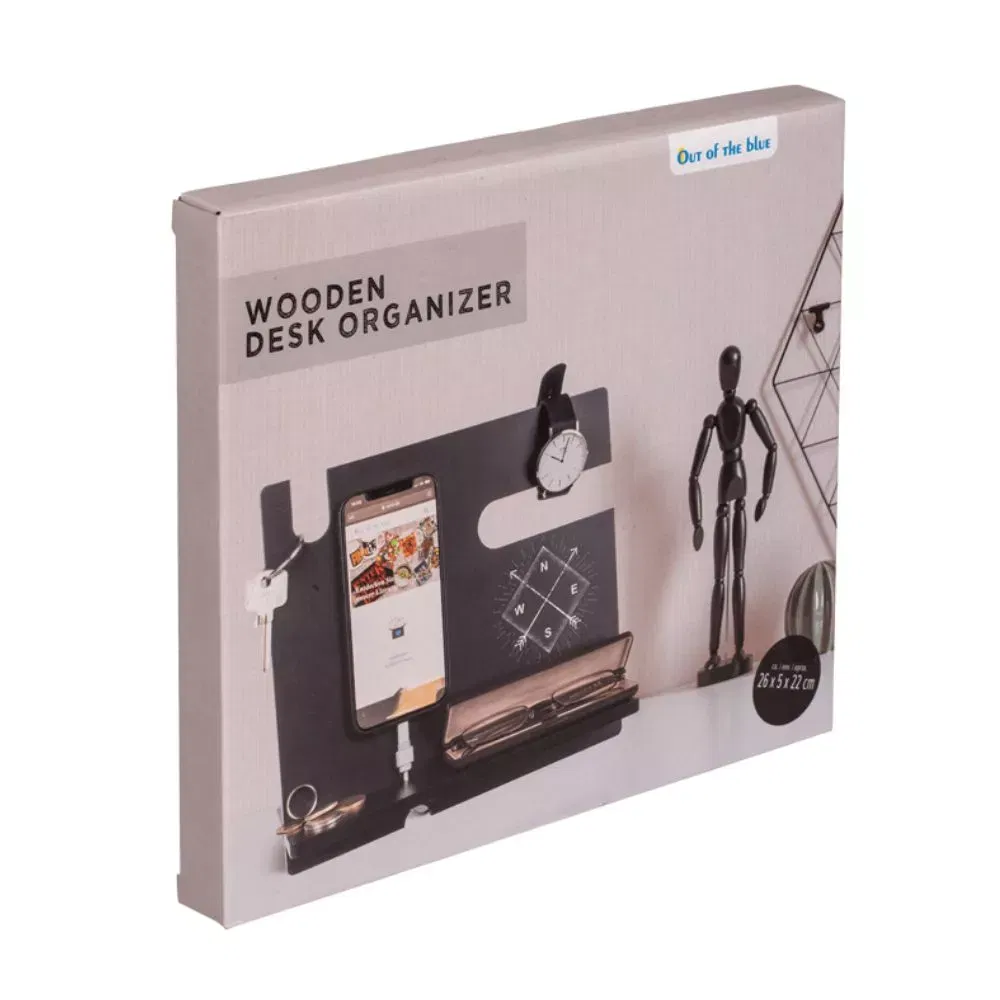 Organizator ergonomic de birou WoodOrg [7]