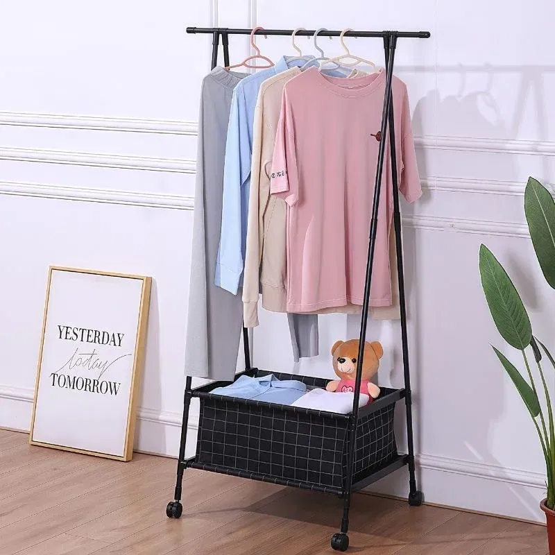 Cele mai noi - Organizator haine tip cuier pliabil cu raft