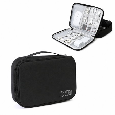 Organizator pentru cabluri cu 3 compartimente [6]