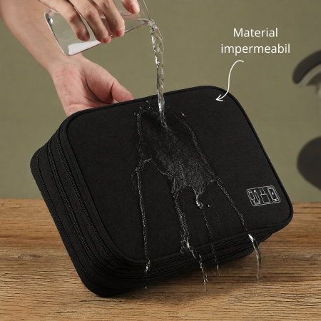 Organizator pentru cabluri cu 3 compartimente [8]