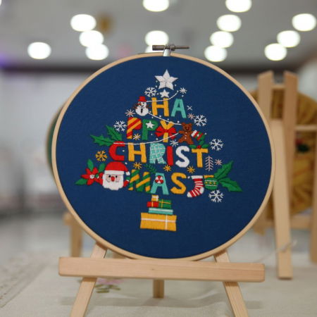 Pachet 2 Kit-uri Broderie DIY, Craciun de poveste [7]