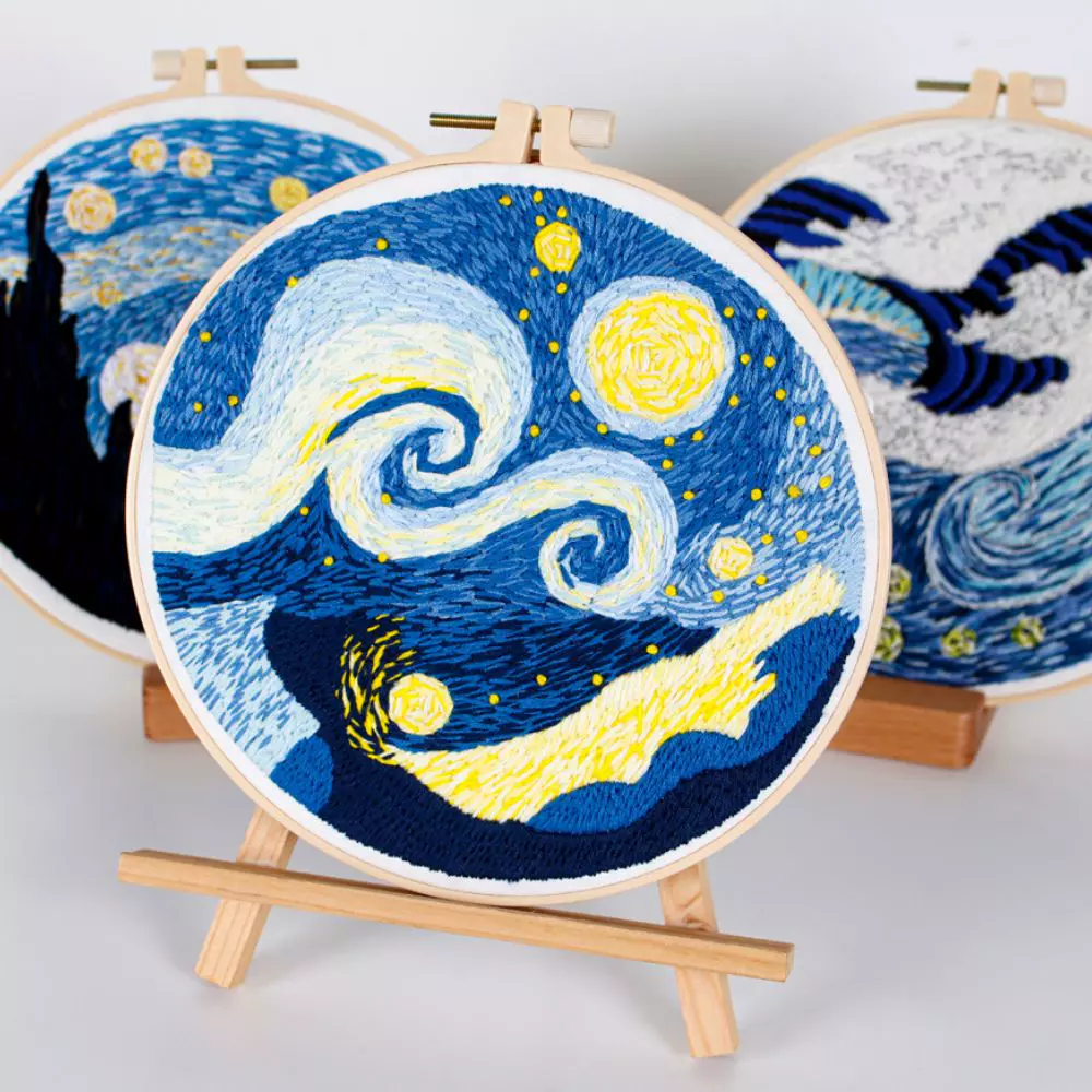 Pachet 3 Kit-uri Broderie DIY, Arta [3]