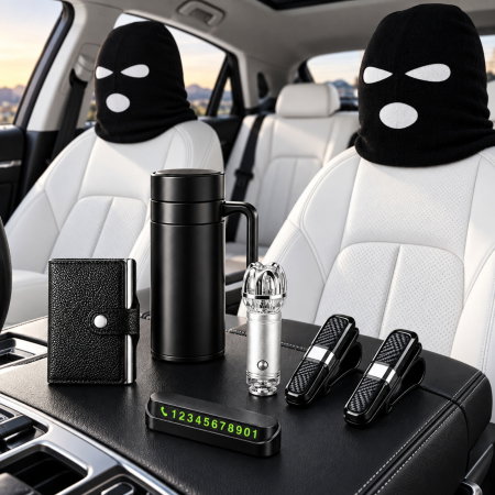 Cadouri pentru Tati - Pachet Cadou Barbati, Sofer Modern, Black Edition