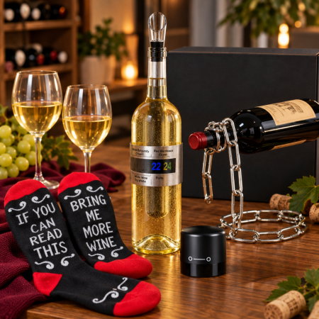 Cadouri Craciun Pentru Barbati - Pachet Cadou pentru Ritualul Vinului