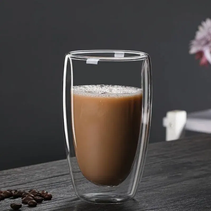 Cani si Termosuri - Pahar Cafea cu Pereti Dubli 450 ml