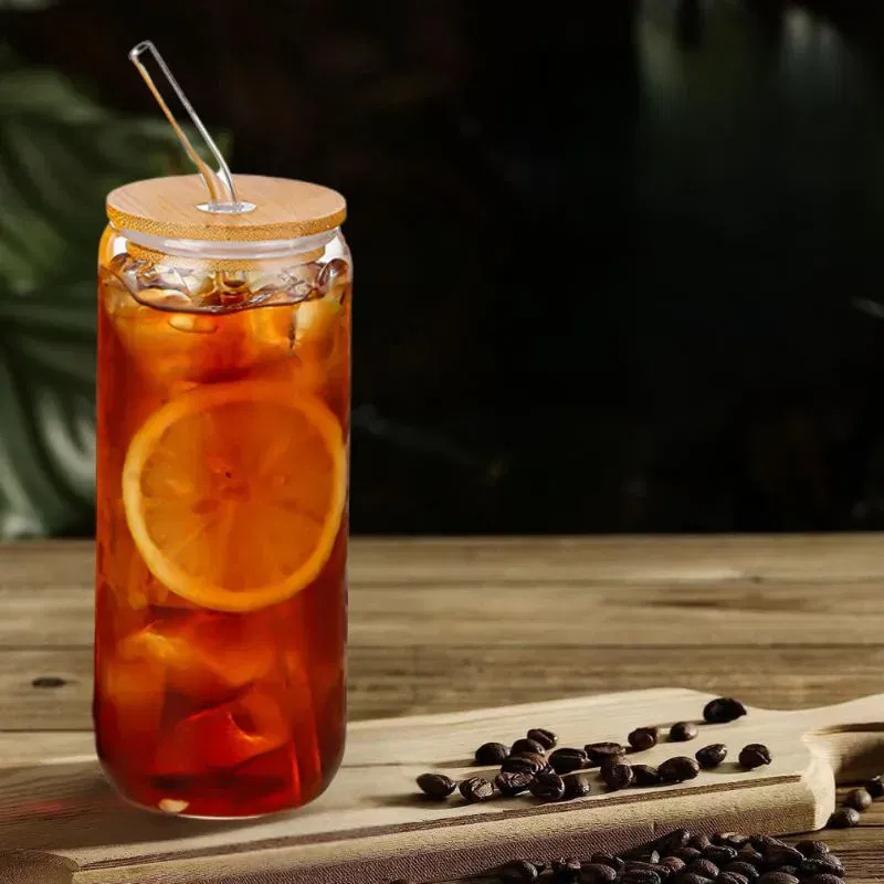 Pahar cu Capac din Lemn si Pai Reutilizabil [1]