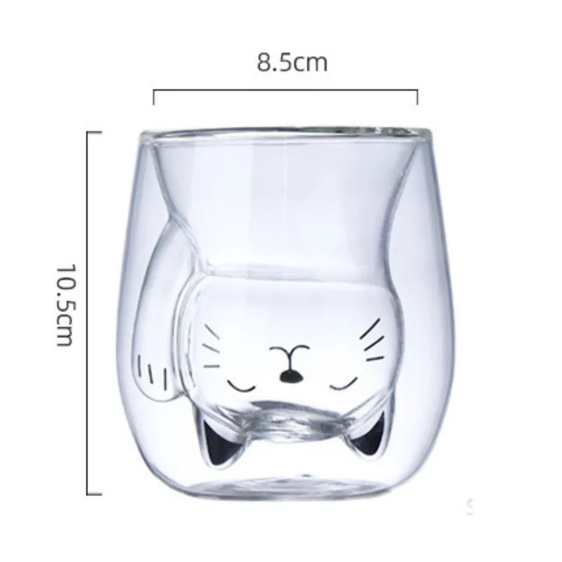 Pahar cu Pereti Dubli Black Cat [7]