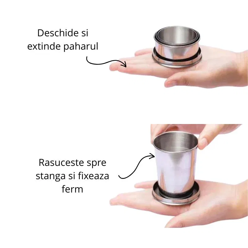 Pahar de buzunar telescopic [8]