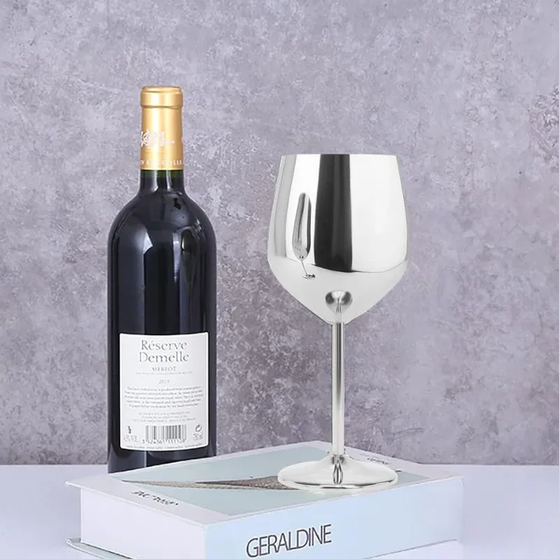 Pahar vin din Otel Inoxidabil Shiny Silver [2]