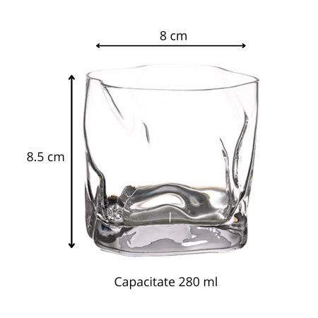 Pahar whiskey Wave [9]