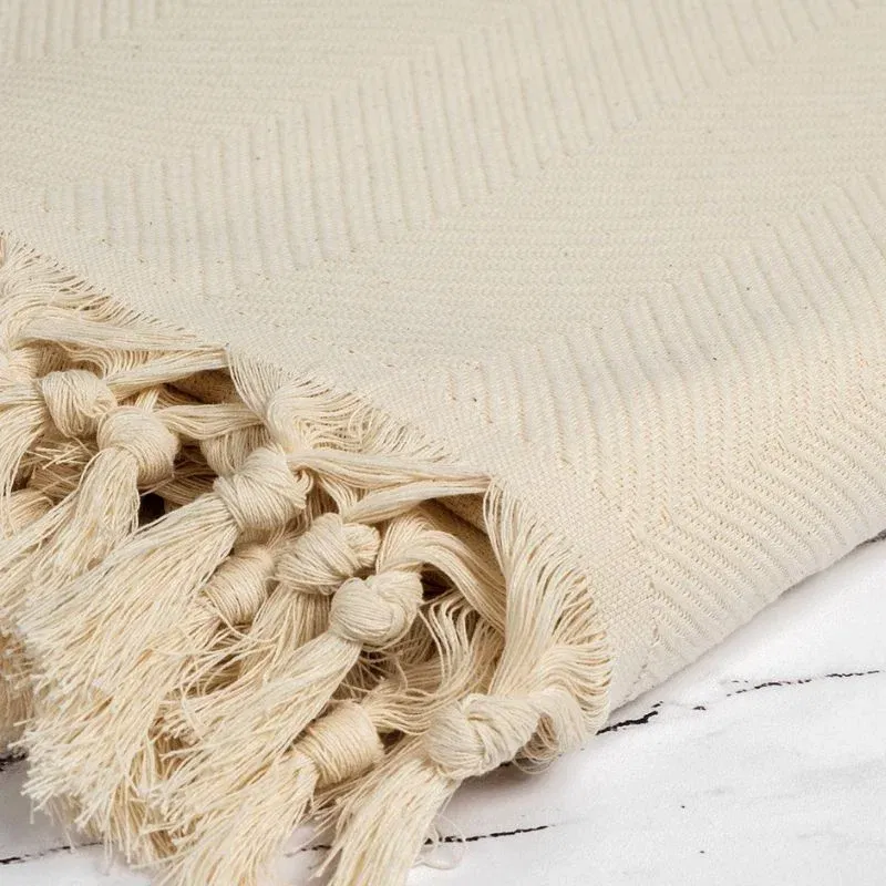 Patura bumbac 170x230 cm, model natural, confort premium [2]