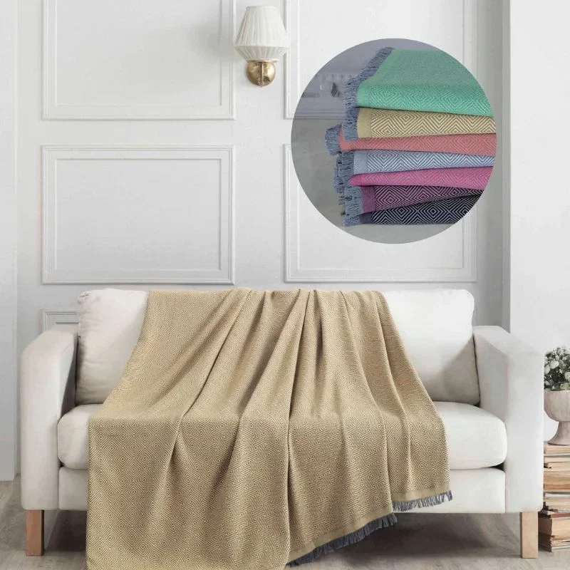 Patura bumbac Elite - Mustar, 175x230 cm [0]