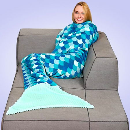 Patura coada de sirena Turquoise, In adancuri [3]