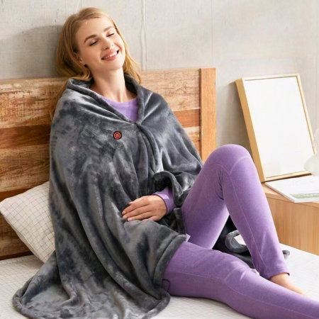 Patura cu maneci - Patura cu incalzire electrica Warm & Cozy