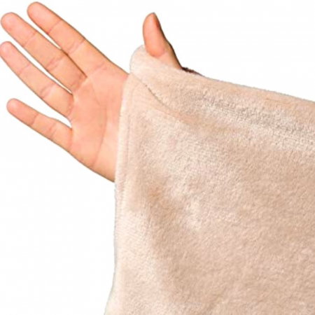 Patura cu maneci Double Sided, Cozy Brownie, 240g/mp [5]