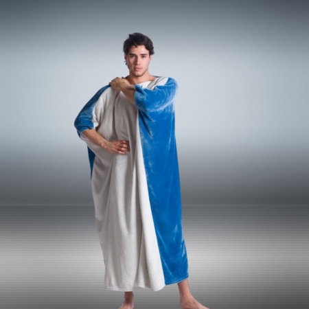 Patura cu maneci Ocean Double Sided, Perfect Wearable, 240g/mp [0]