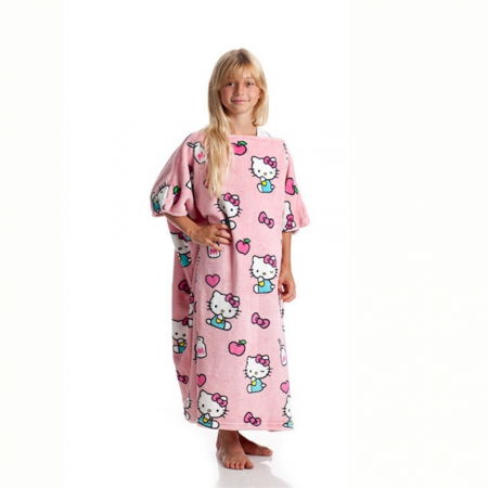Patura cu maneci pentru copii, Hello Kitty, 240g/mp [4]