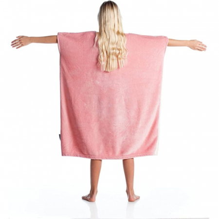 Patura cu maneci pentru copii, Oversized Rose, 240g/mp [4]