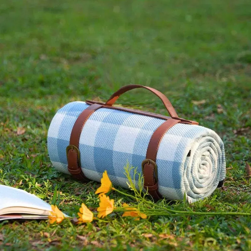 Patura de picnic cu maner din piele ecologica [1]