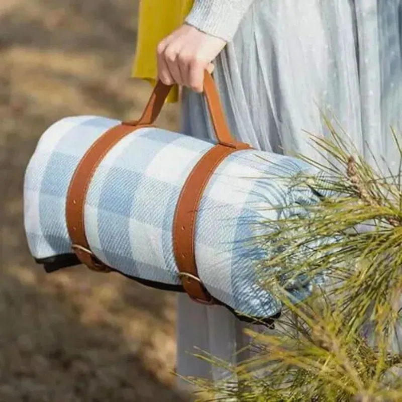 Patura de picnic cu maner din piele ecologica [2]