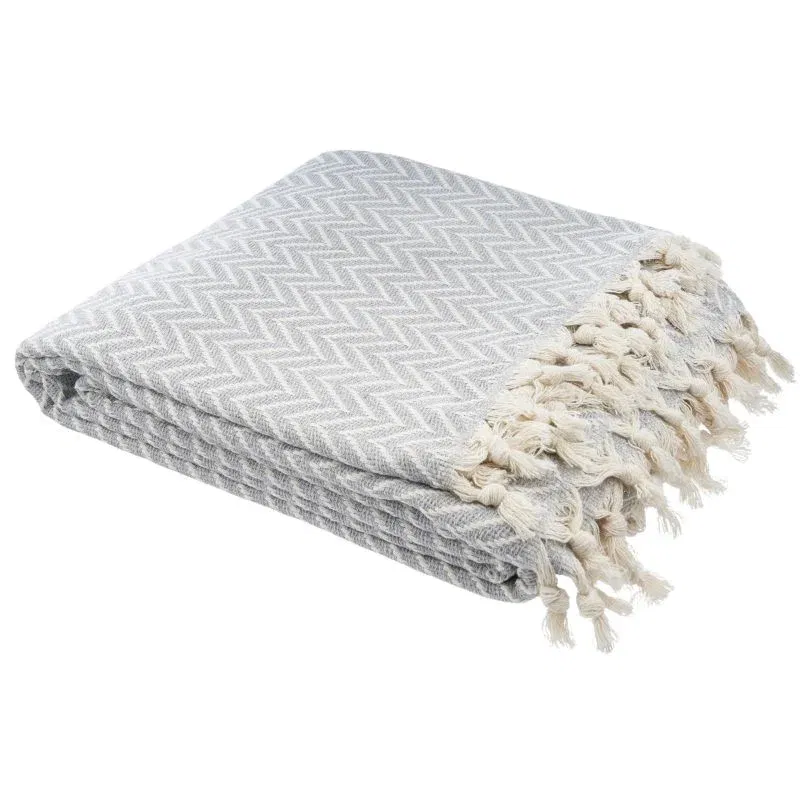 Patura moale cu franjuri, perfecta pentru decor si confort [2]