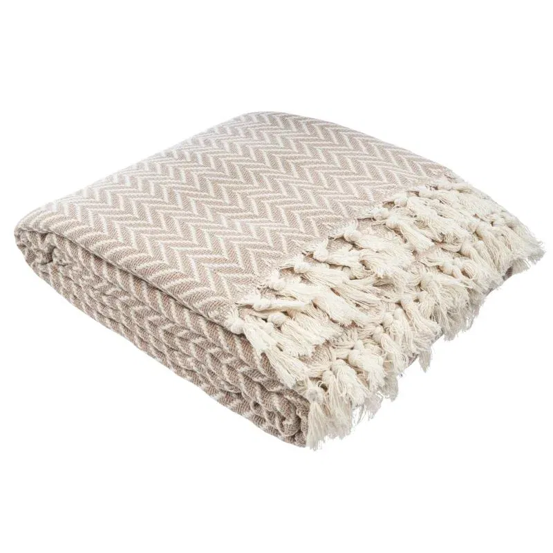 Patura moale din bumbac, ideala pentru pat sau canapea [2]