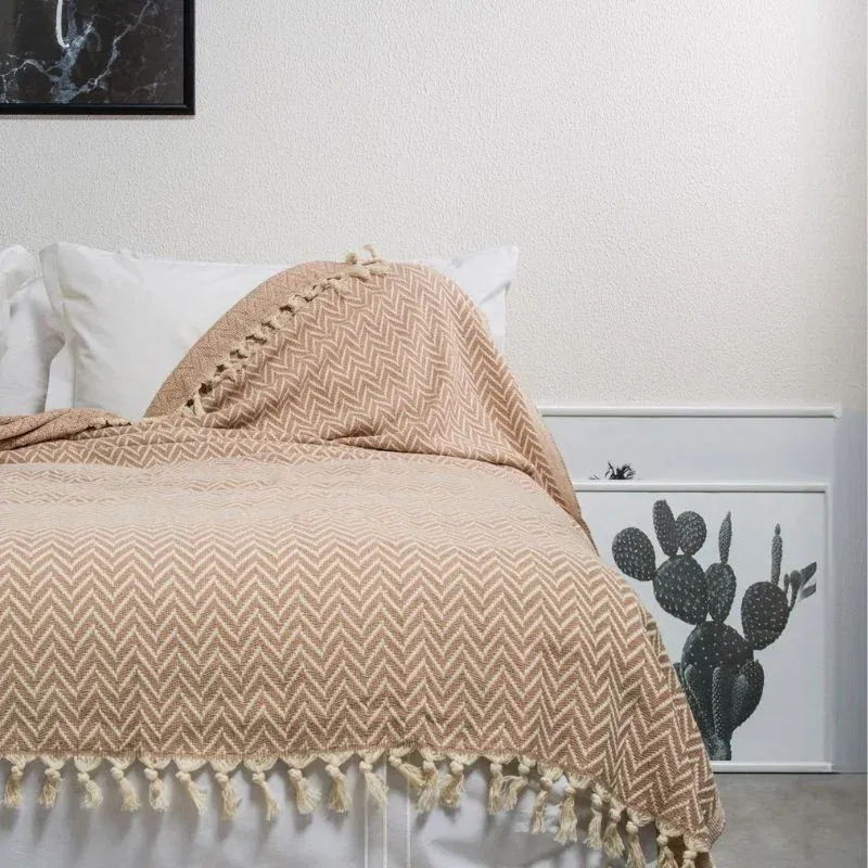 Patura moale din bumbac, ideala pentru pat sau canapea [0]