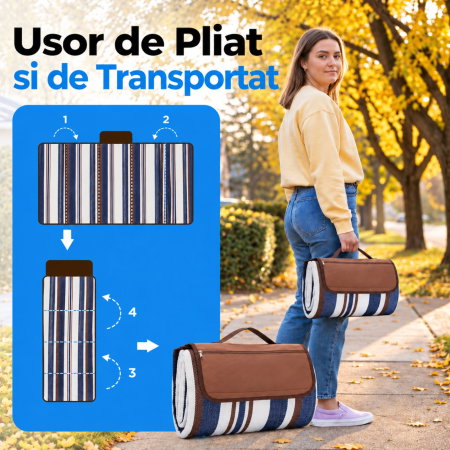 Patura Picnic Fun cu Buzunar [15]